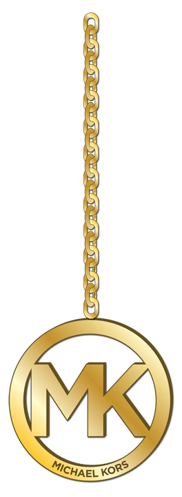 michael kors logo gold